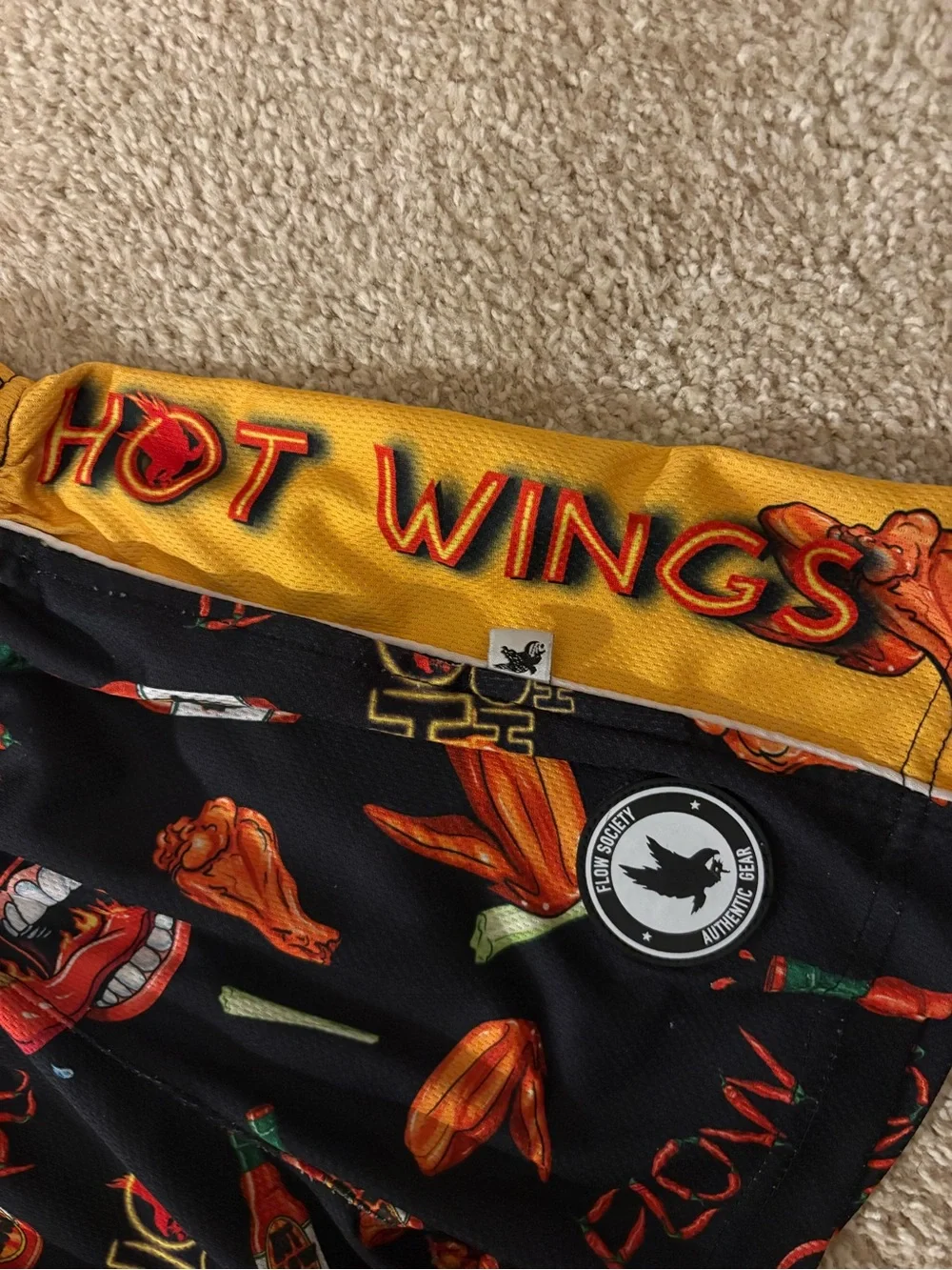 Hot Wings Flow Society Attack Shorts